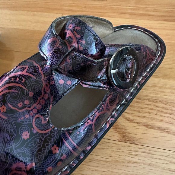 Alegria Donna Electric Paisley Professional Clogs Size 41 - Picture 9 of 12